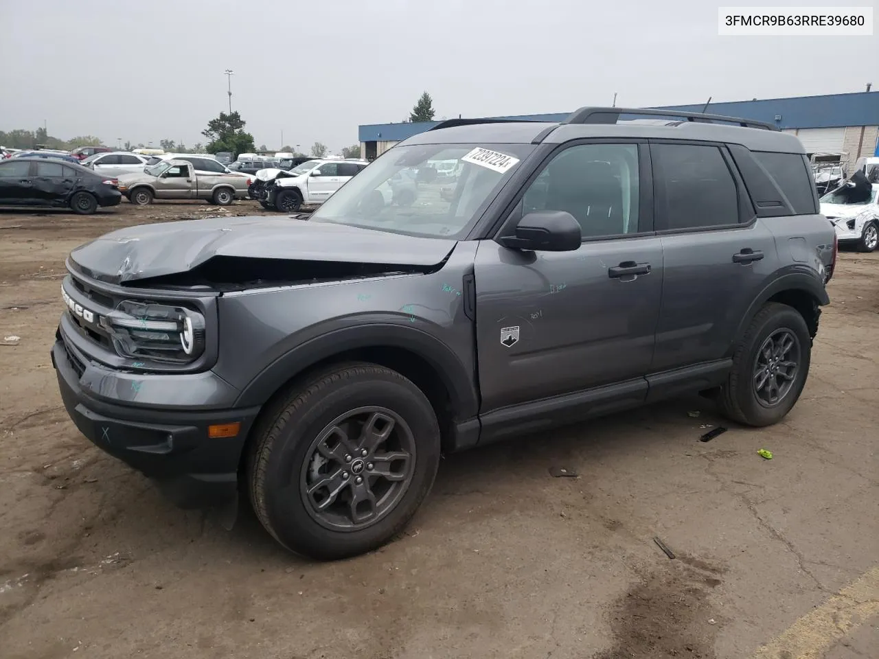 2024 Ford Bronco Sport Big Bend VIN: 3FMCR9B63RRE39680 Lot: 72397224