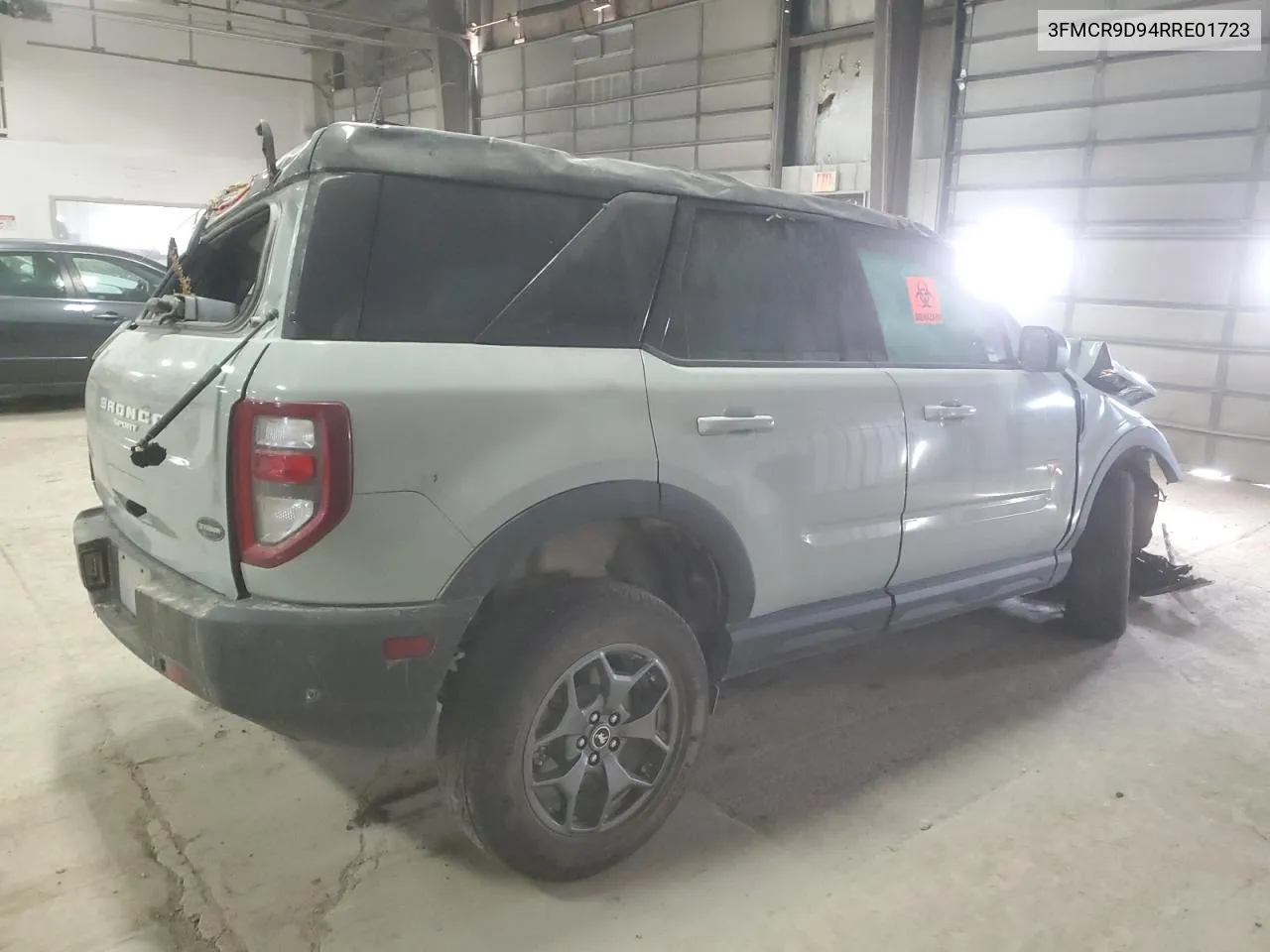 2024 Ford Bronco Sport Badlands VIN: 3FMCR9D94RRE01723 Lot: 72401414