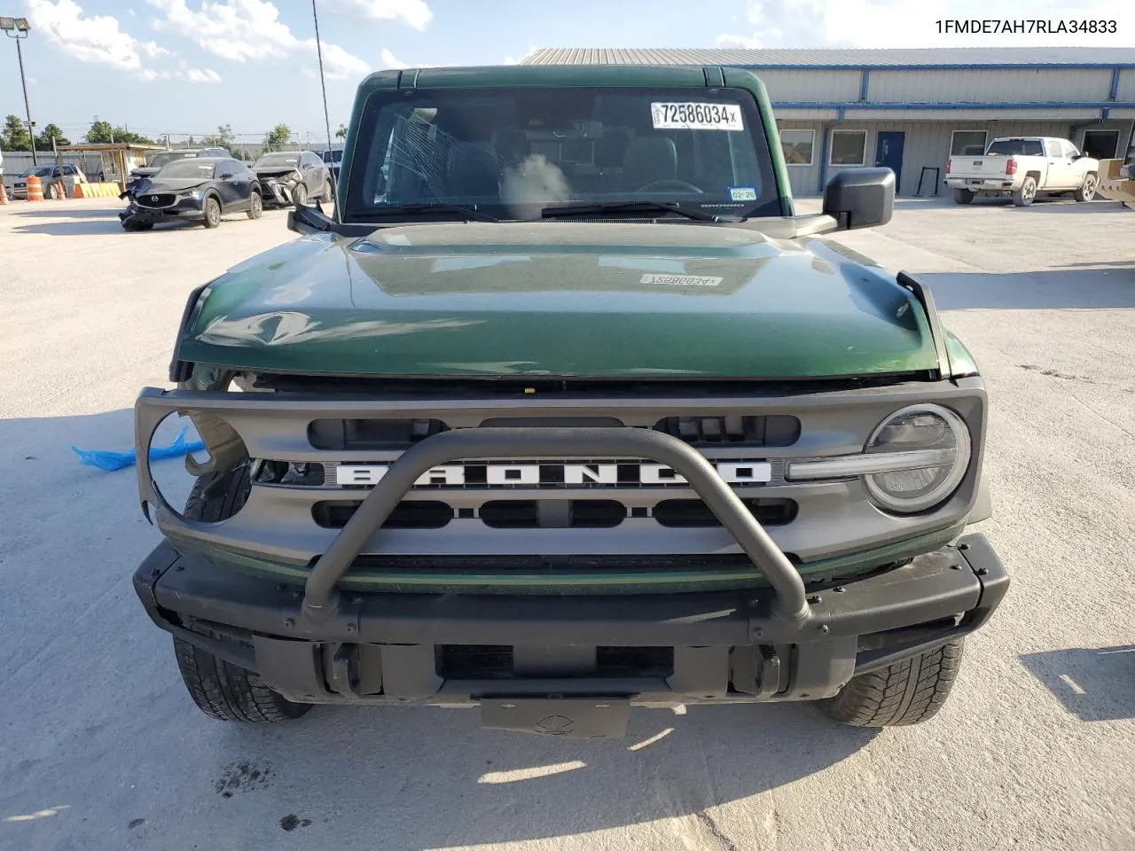 2024 Ford Bronco Big Bend VIN: 1FMDE7AH7RLA34833 Lot: 72586034