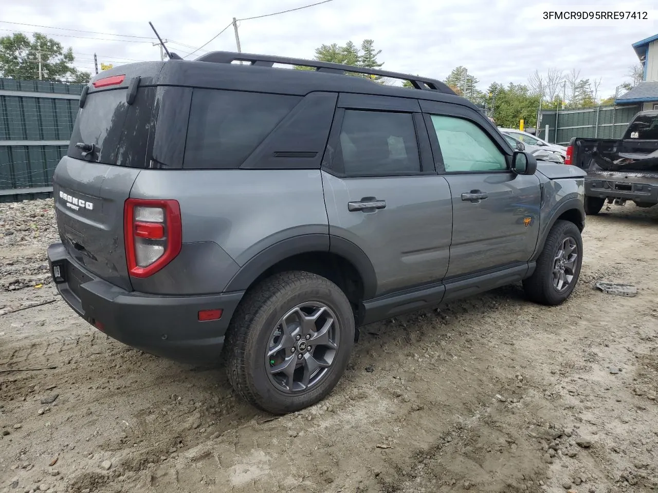 2024 Ford Bronco Sport Badlands VIN: 3FMCR9D95RRE97412 Lot: 72610124