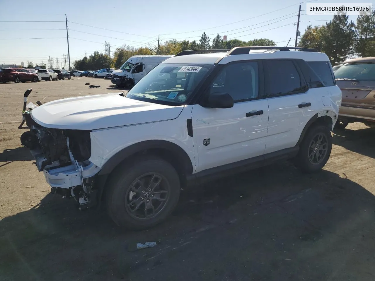 2024 Ford Bronco Sport Big Bend VIN: 3FMCR9B68RRE16976 Lot: 72742844