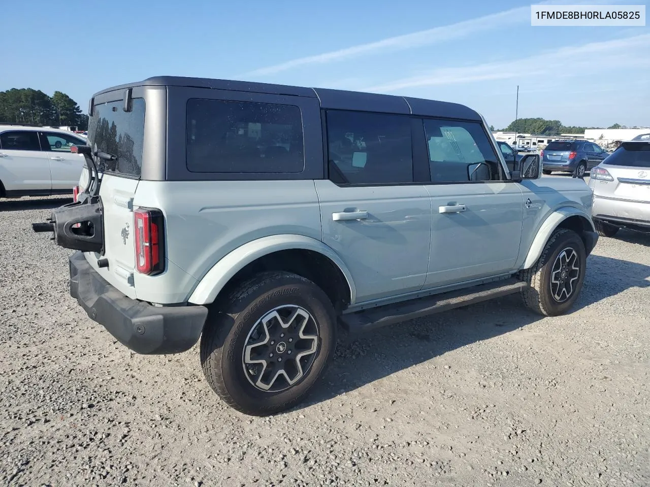 2024 Ford Bronco Outer Banks VIN: 1FMDE8BH0RLA05825 Lot: 72875824