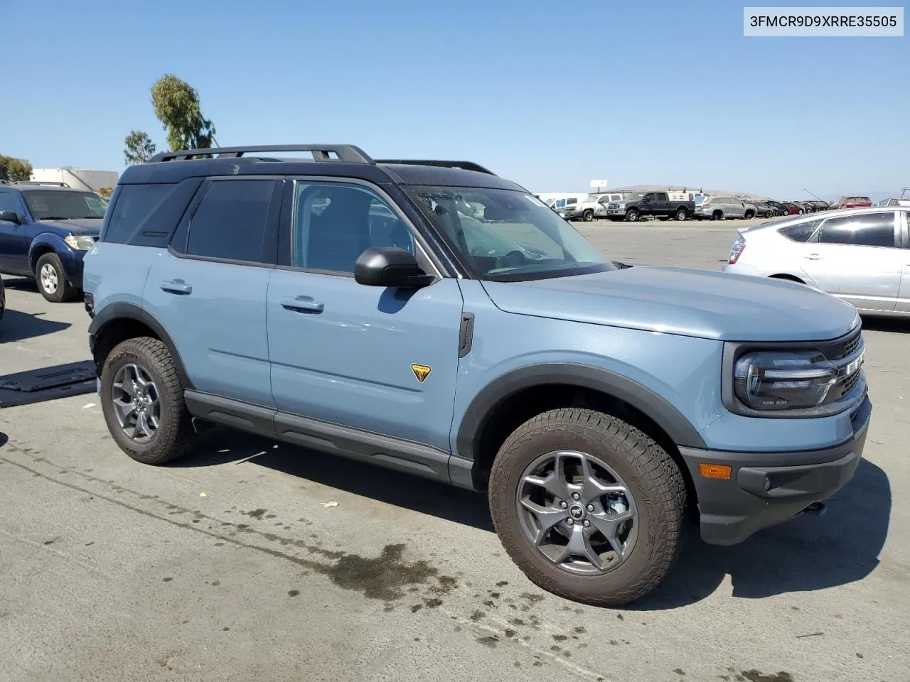 2024 Ford Bronco Sport Badlands VIN: 3FMCR9D9XRRE35505 Lot: 73023724