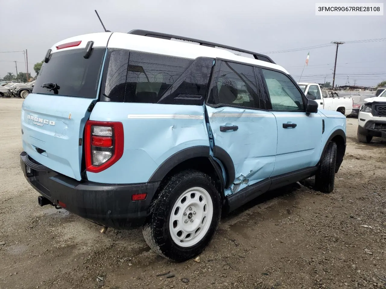 2024 Ford Bronco Sport Heritage VIN: 3FMCR9G67RRE28108 Lot: 73425744