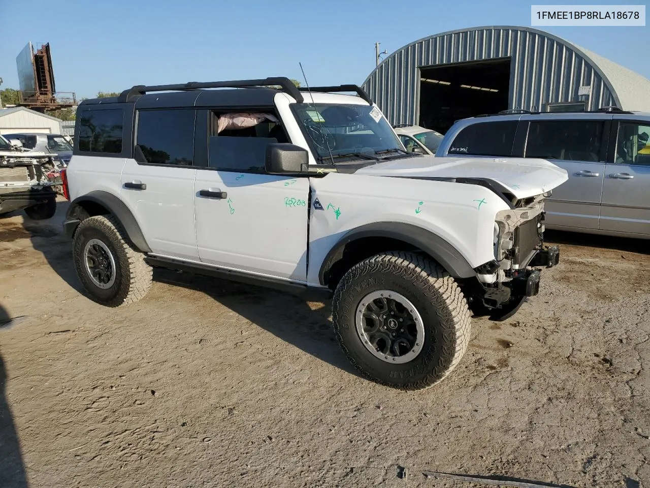 2024 Ford Bronco Black Diamond VIN: 1FMEE1BP8RLA18678 Lot: 74770364