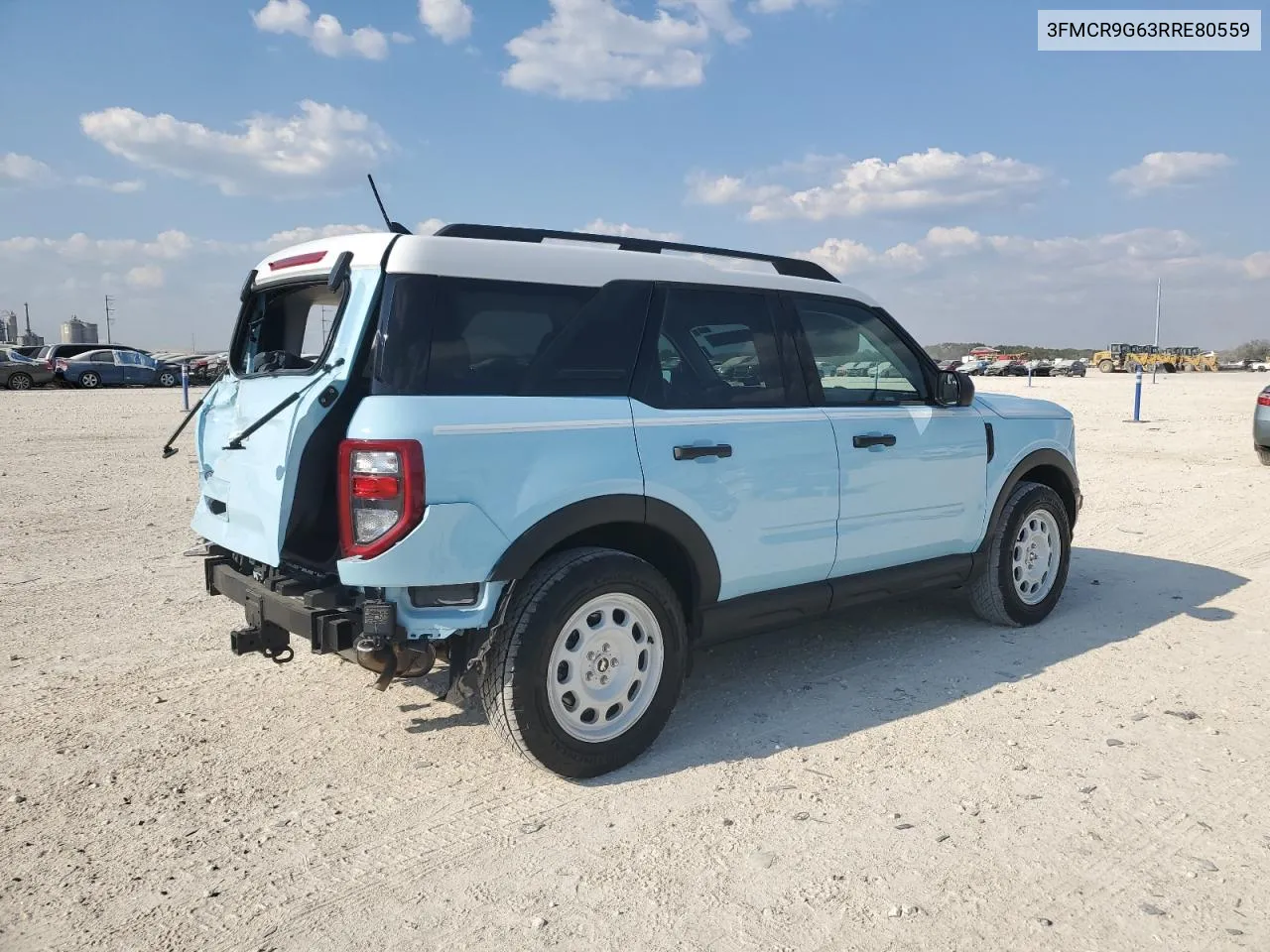 2024 Ford Bronco Sport Heritage VIN: 3FMCR9G63RRE80559 Lot: 75173414