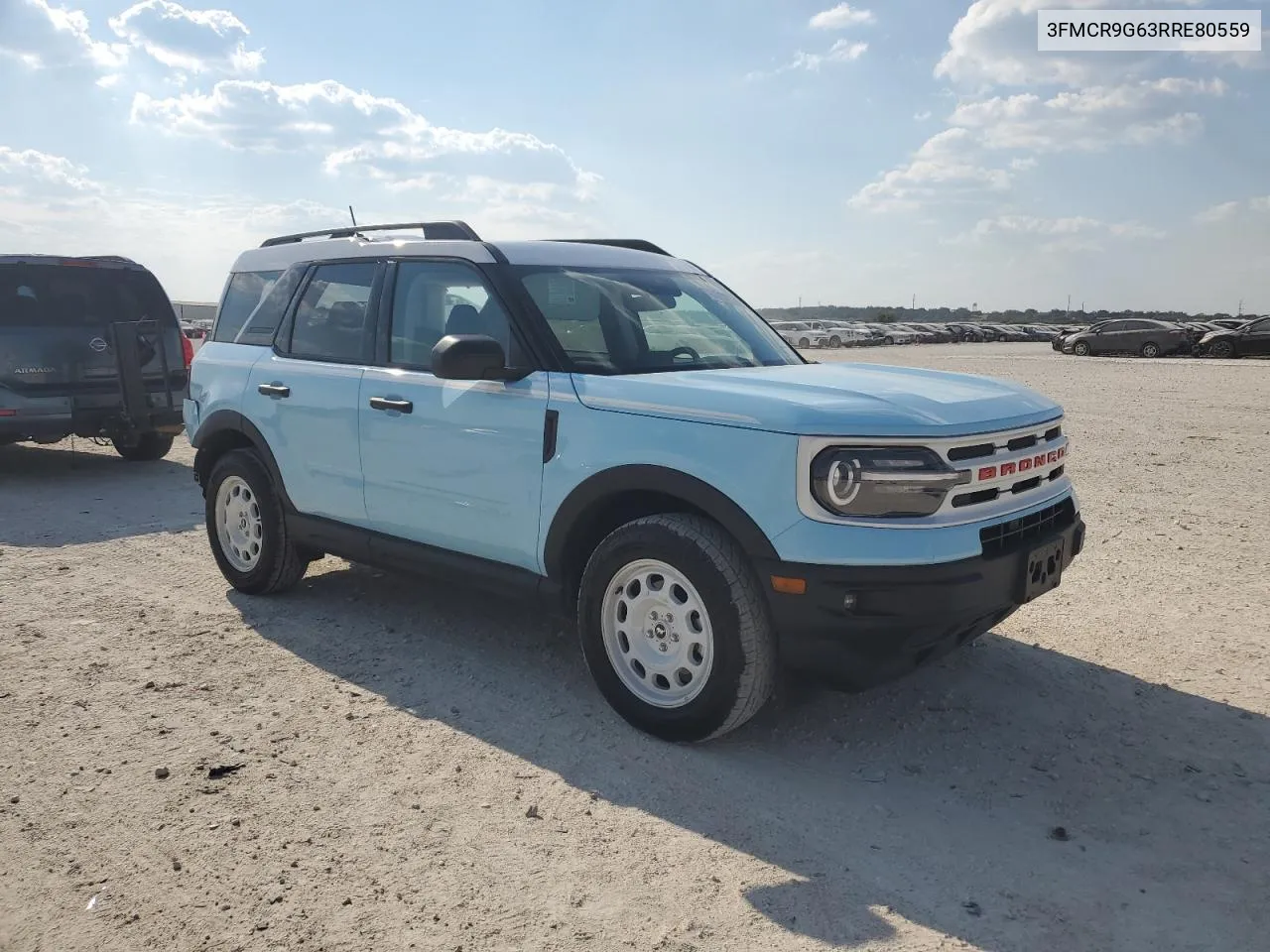 2024 Ford Bronco Sport Heritage VIN: 3FMCR9G63RRE80559 Lot: 75173414