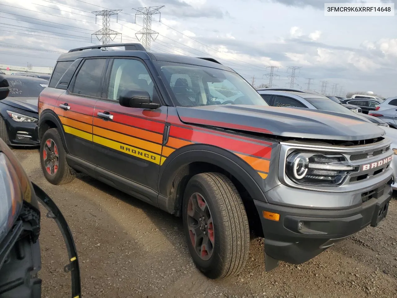 2024 Ford Bronco Sport Free Wheeling VIN: 3FMCR9K6XRRF14648 Lot: 78005374