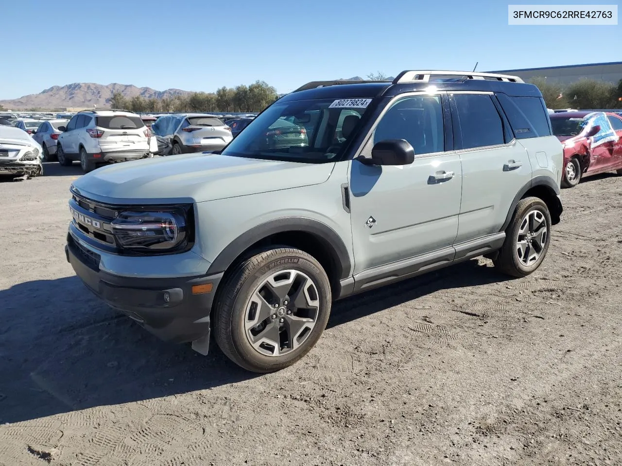 2024 Ford Bronco Sport Outer Banks VIN: 3FMCR9C62RRE42763 Lot: 80279824