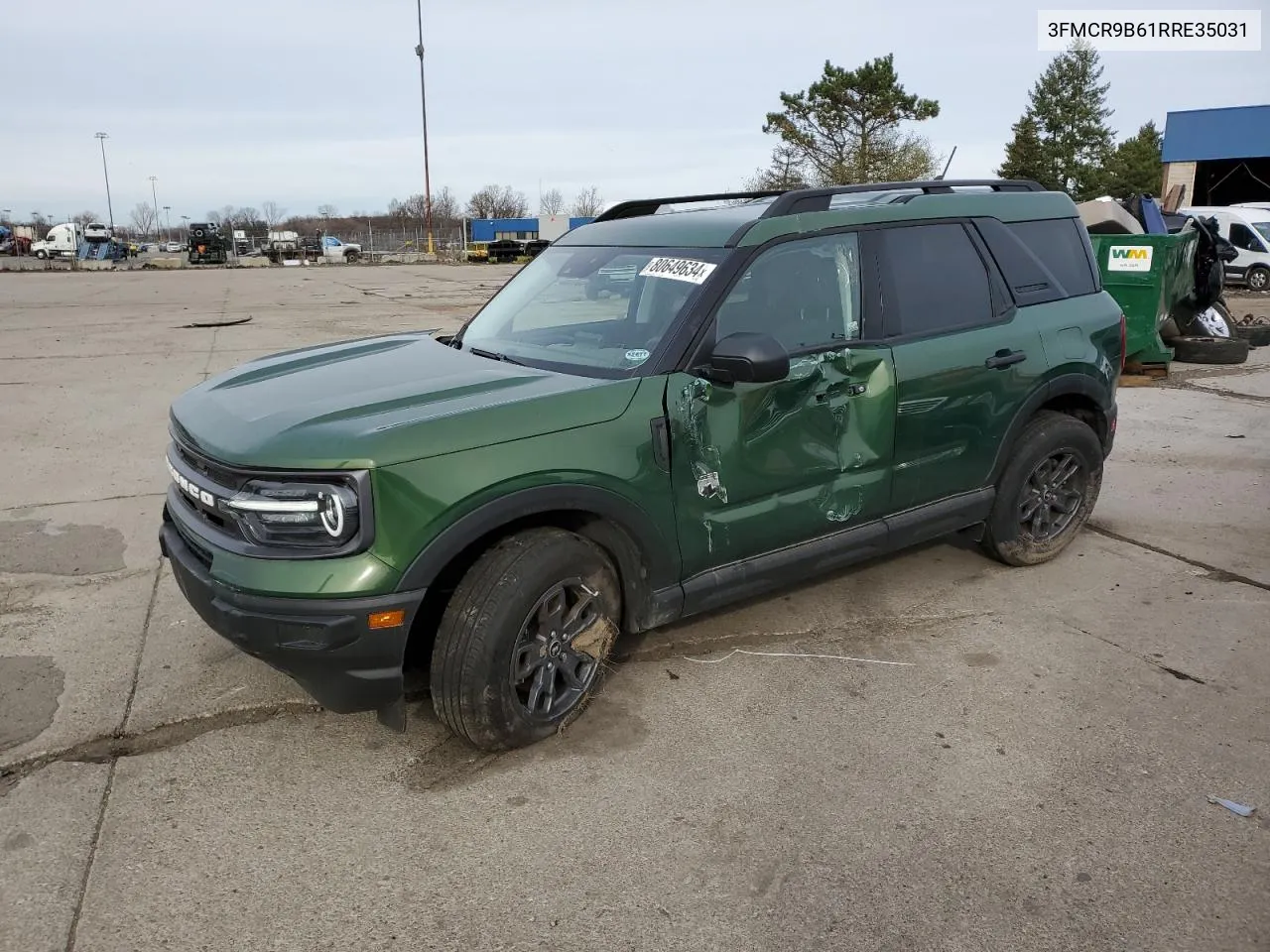 2024 Ford Bronco Sport Big Bend VIN: 3FMCR9B61RRE35031 Lot: 80649634