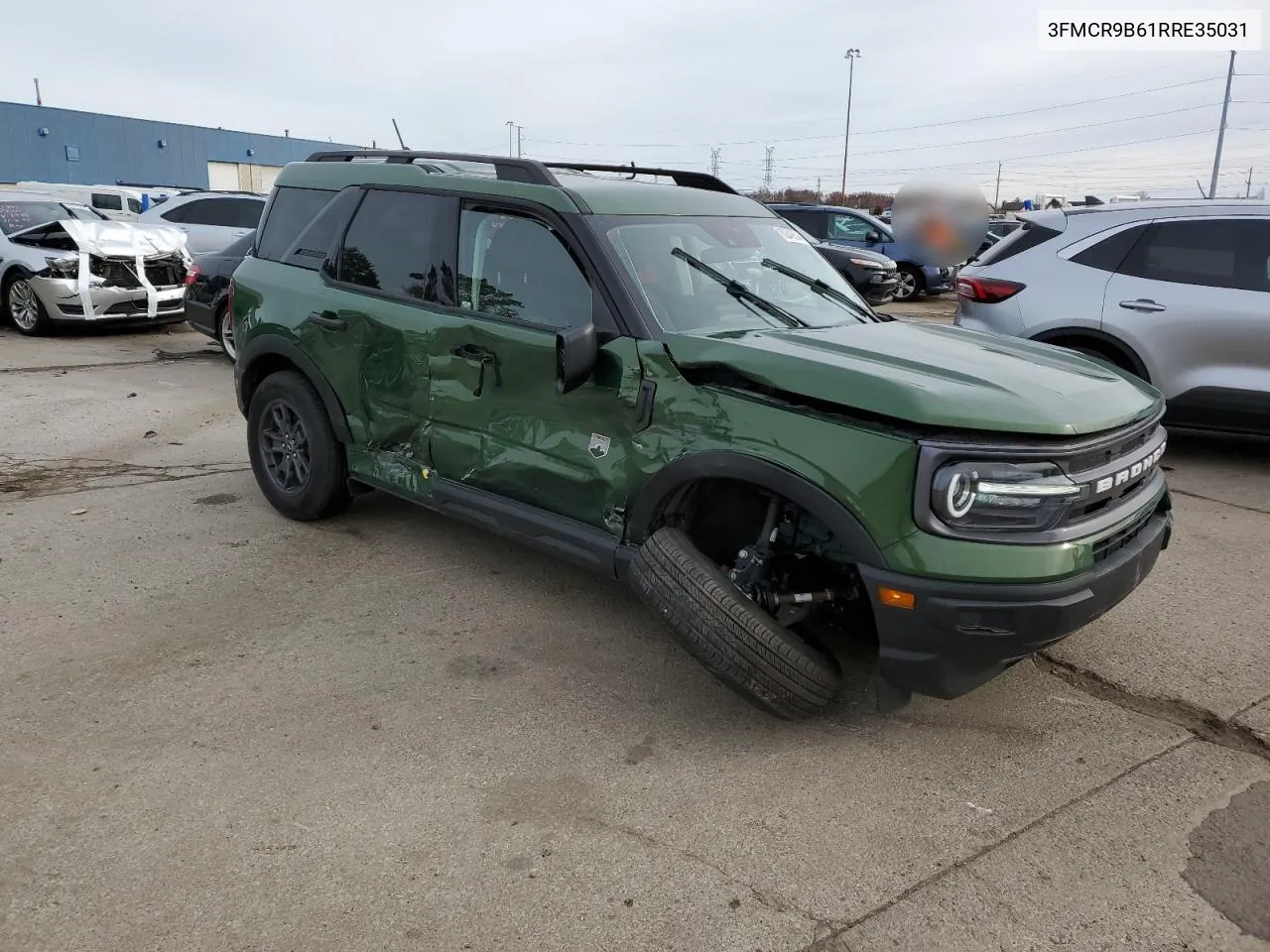 2024 Ford Bronco Sport Big Bend VIN: 3FMCR9B61RRE35031 Lot: 80649634