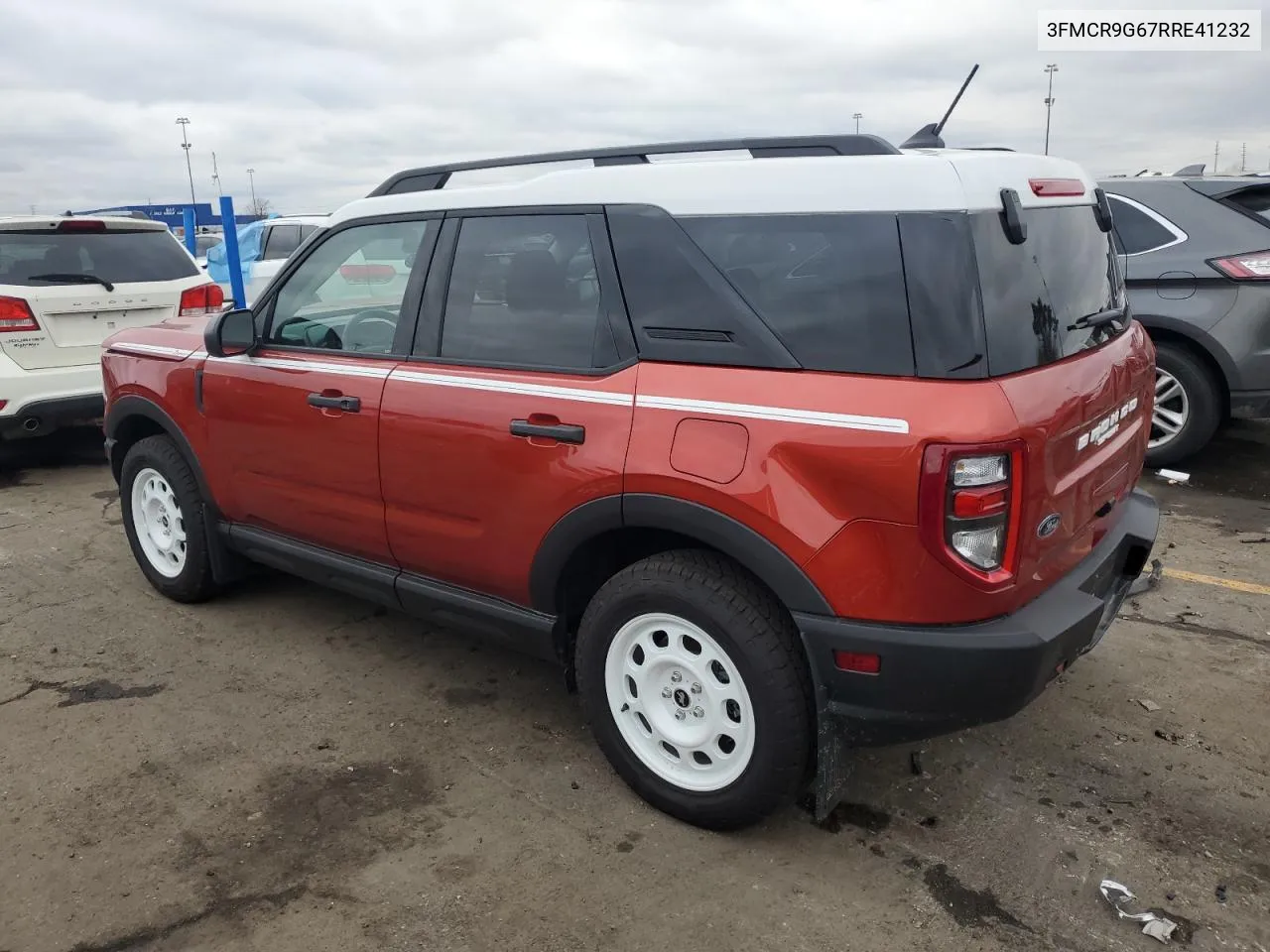 2024 Ford Bronco Sport Heritage VIN: 3FMCR9G67RRE41232 Lot: 80764924