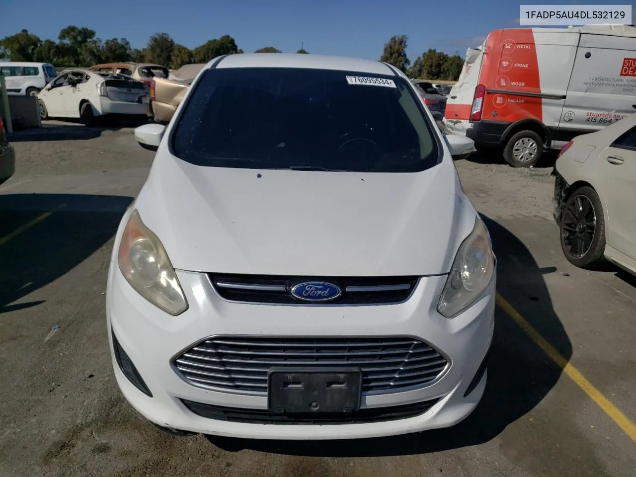 2013 Ford C-Max Se VIN: 1FADP5AU4DL532129 Lot: 76095534