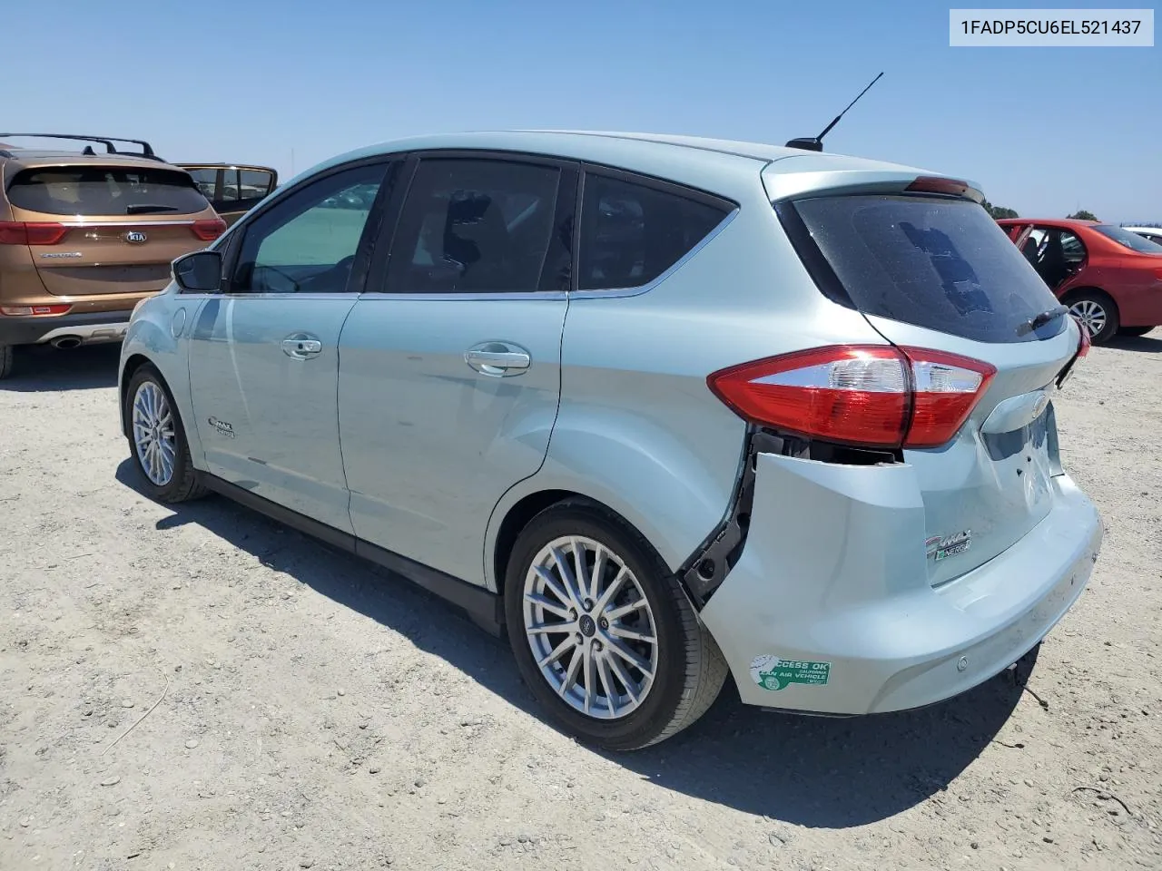 2014 Ford C-Max Premium VIN: 1FADP5CU6EL521437 Lot: 62226124