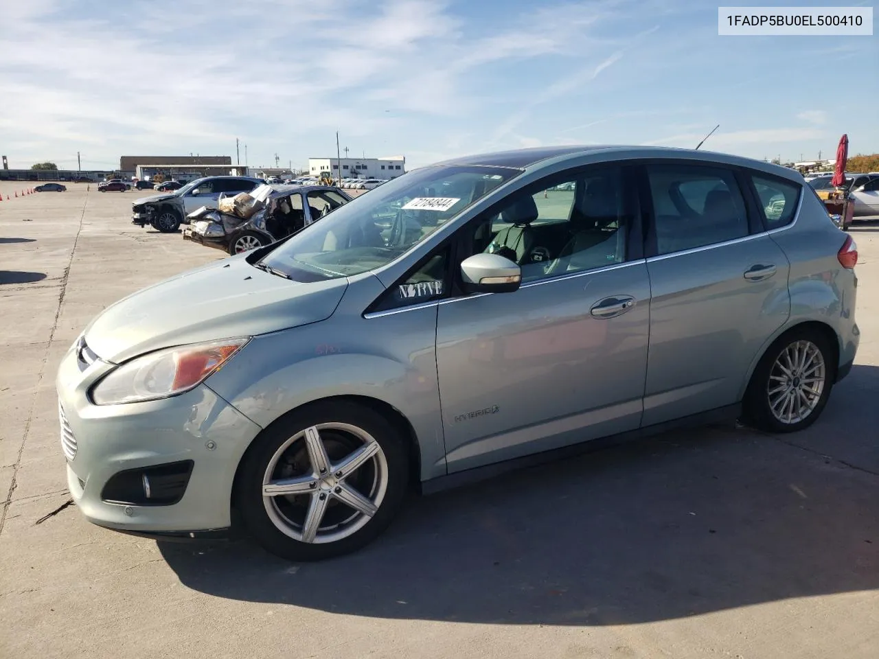 2014 Ford C-Max Sel VIN: 1FADP5BU0EL500410 Lot: 72184844