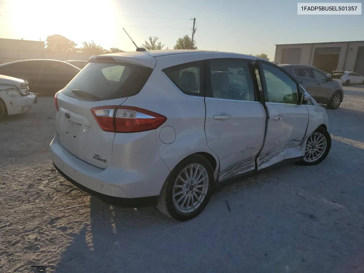 2014 Ford C-Max Sel VIN: 1FADP5BU5EL501357 Lot: 72507044