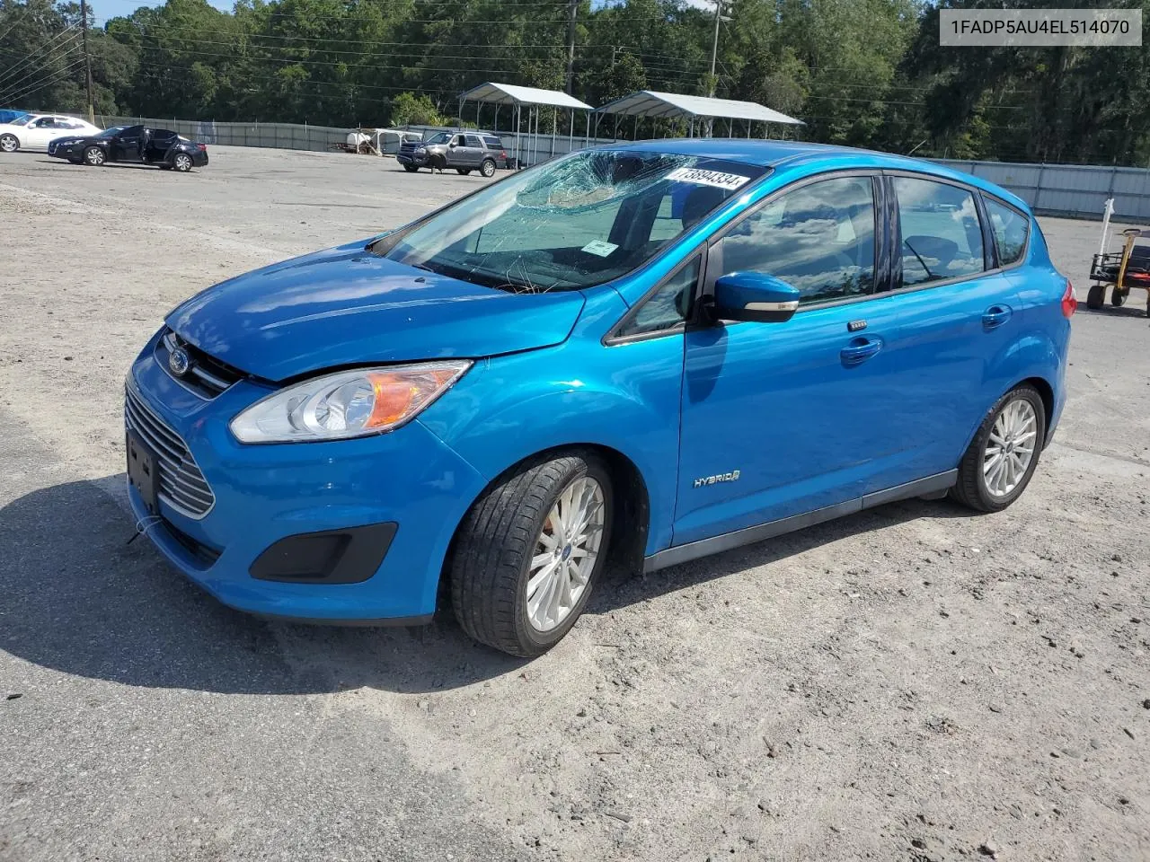 2014 Ford C-Max Se VIN: 1FADP5AU4EL514070 Lot: 73894334