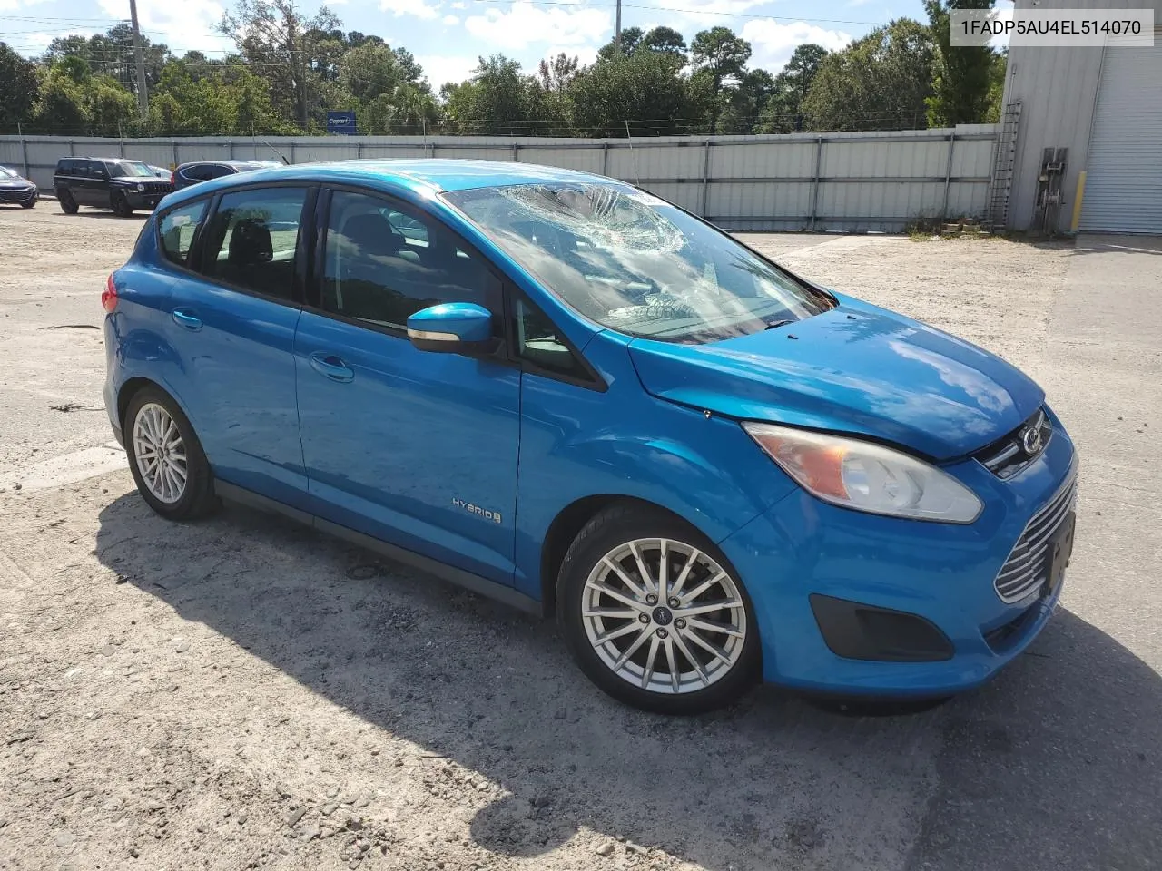 2014 Ford C-Max Se VIN: 1FADP5AU4EL514070 Lot: 73894334