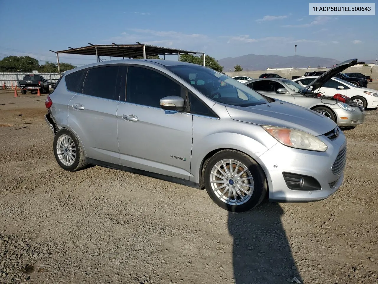 2014 Ford C-Max Sel VIN: 1FADP5BU1EL500643 Lot: 74578504