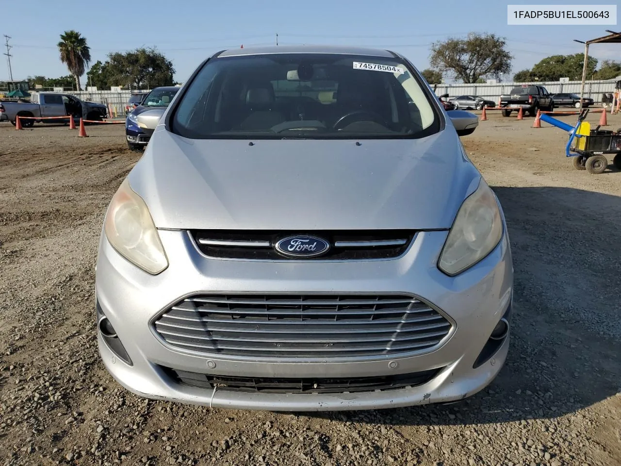 2014 Ford C-Max Sel VIN: 1FADP5BU1EL500643 Lot: 74578504