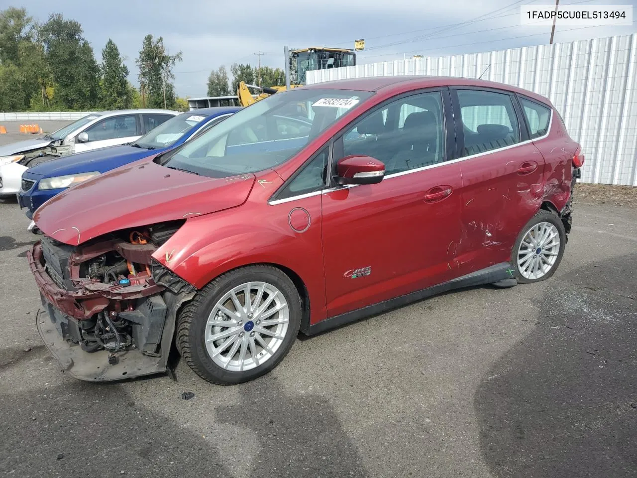 2014 Ford C-Max Premium VIN: 1FADP5CU0EL513494 Lot: 74932724