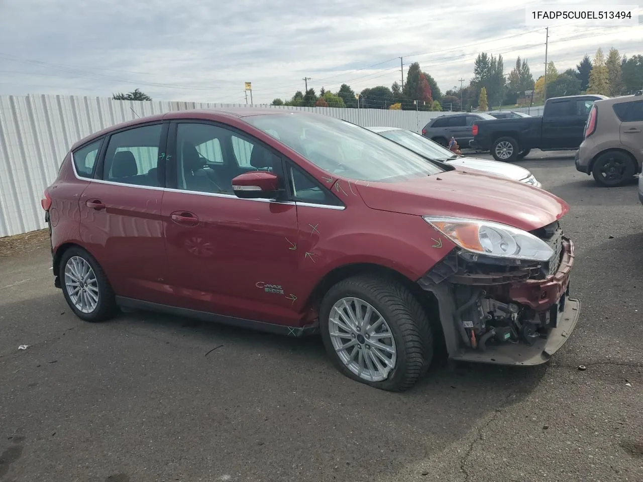 2014 Ford C-Max Premium VIN: 1FADP5CU0EL513494 Lot: 74932724