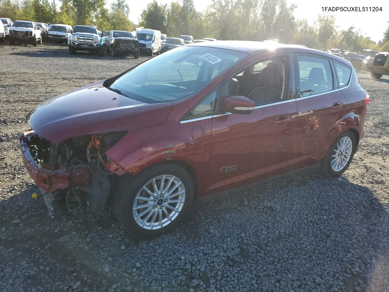 2014 Ford C-Max Premium VIN: 1FADP5CUXEL511204 Lot: 76915324