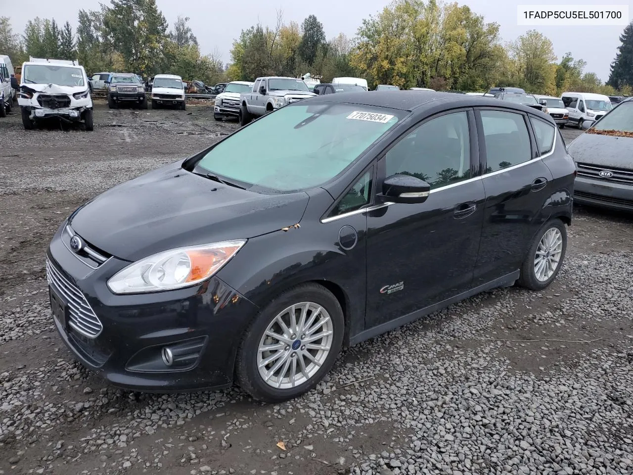 2014 Ford C-Max Premium VIN: 1FADP5CU5EL501700 Lot: 77075034