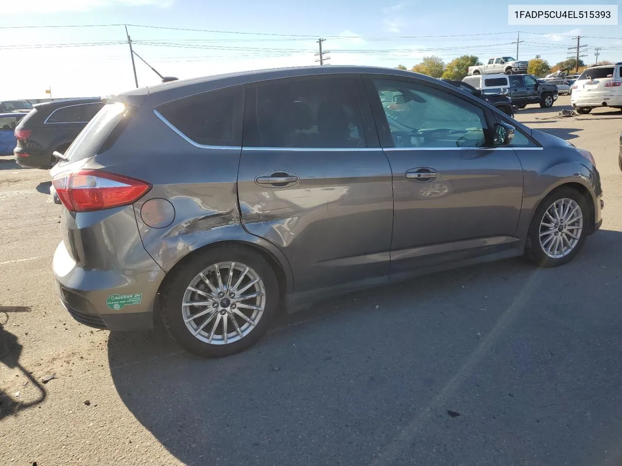 2014 Ford C-Max Premium VIN: 1FADP5CU4EL515393 Lot: 79201264