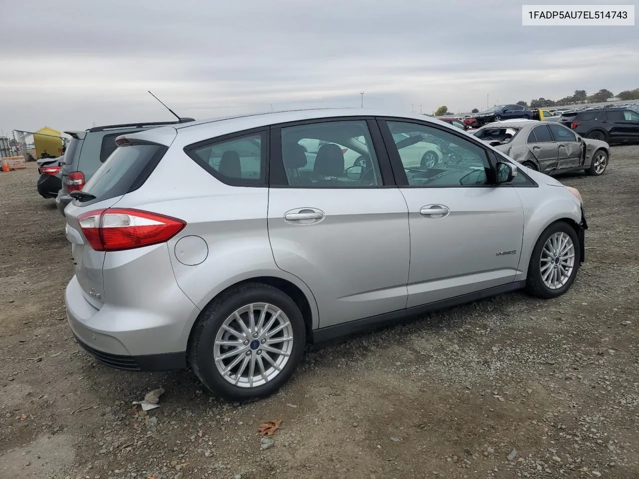 2014 Ford C-Max Se VIN: 1FADP5AU7EL514743 Lot: 80302064