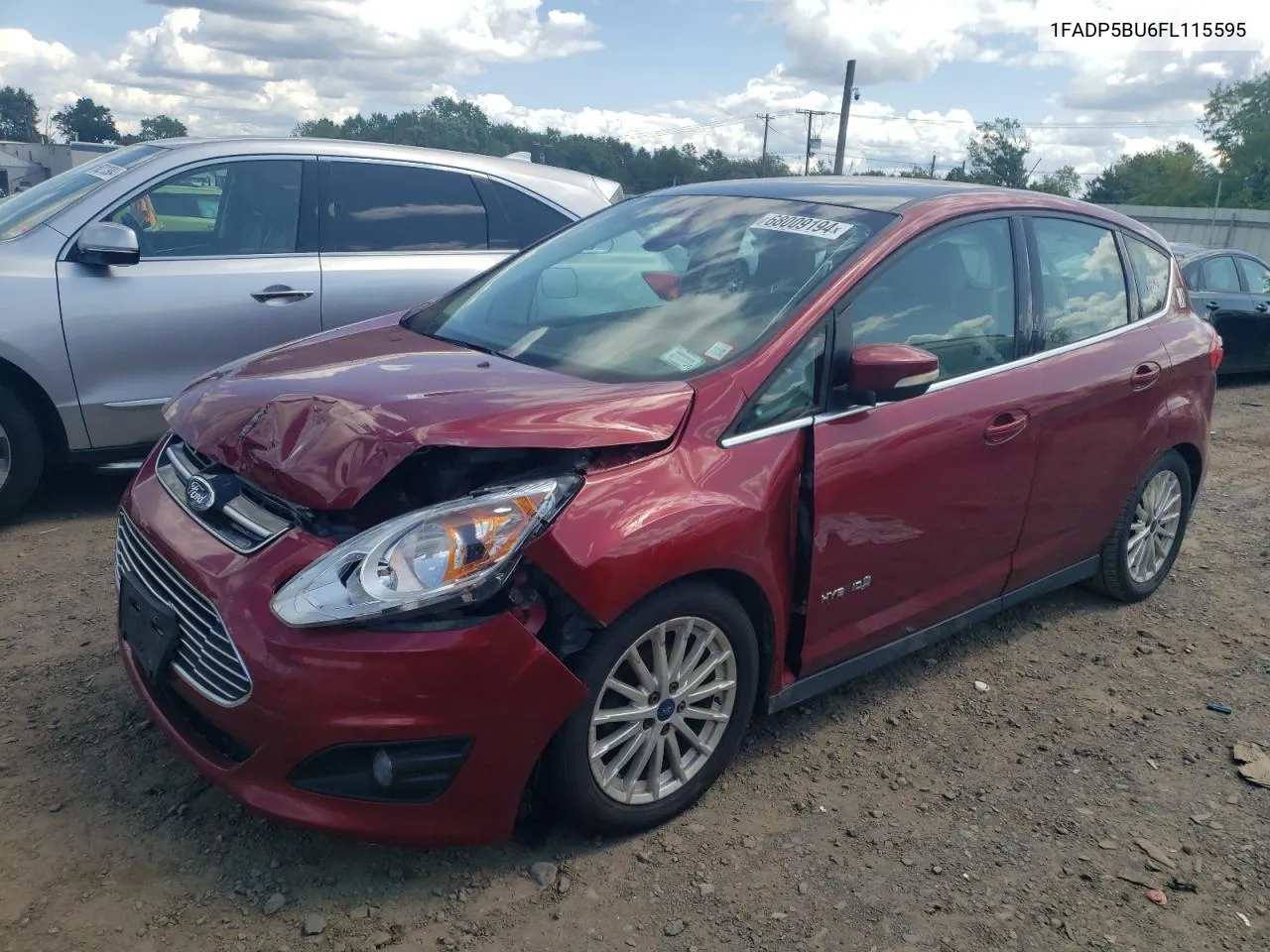 2015 Ford C-Max Sel VIN: 1FADP5BU6FL115595 Lot: 68009194