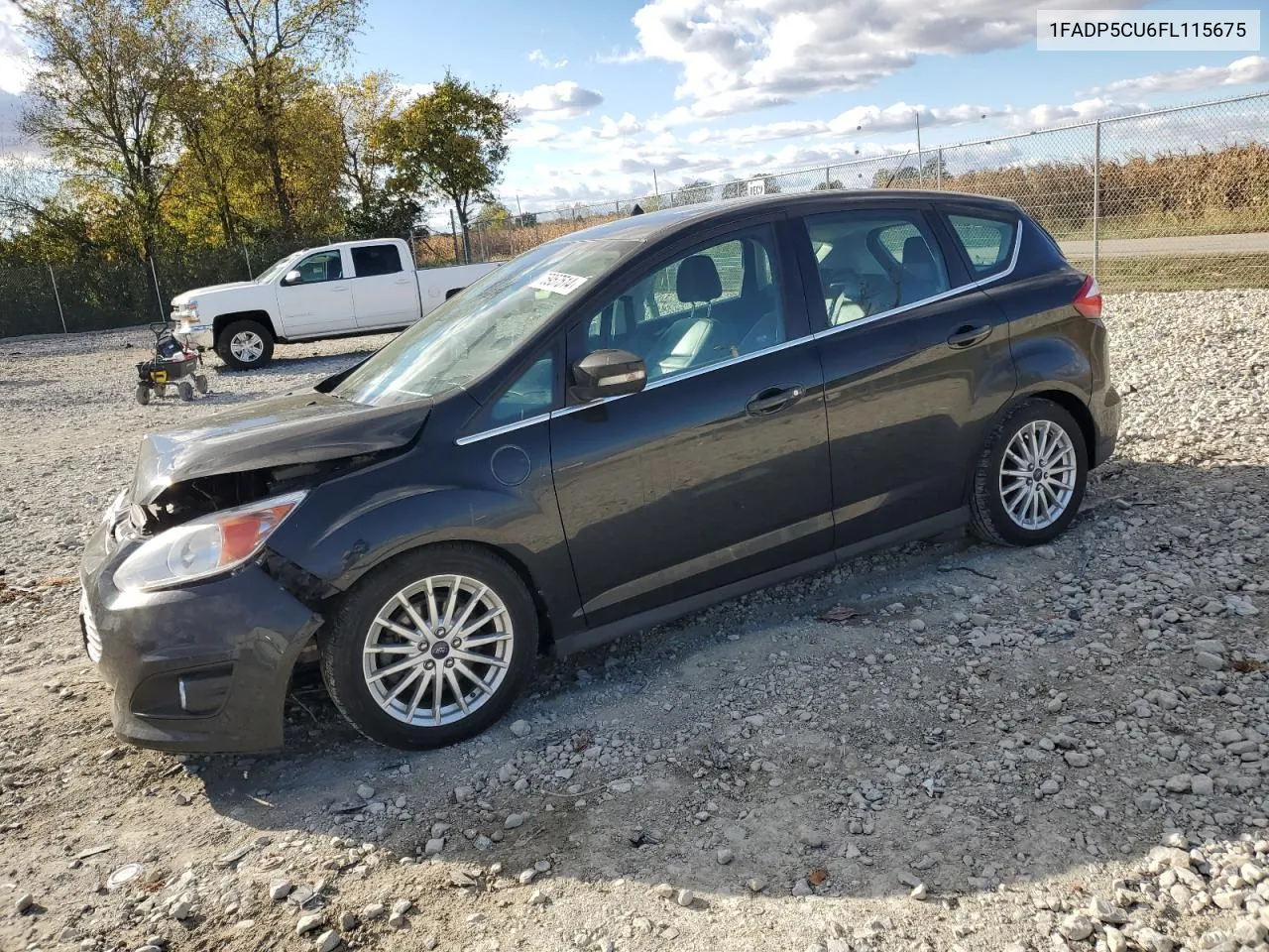 2015 Ford C-Max Premium Sel VIN: 1FADP5CU6FL115675 Lot: 75957514