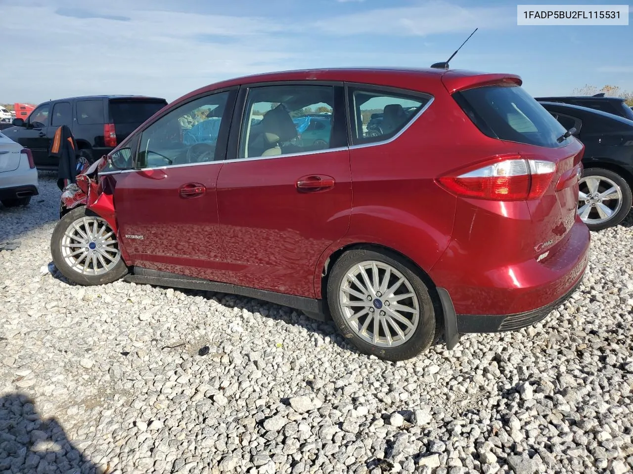 2015 Ford C-Max Sel VIN: 1FADP5BU2FL115531 Lot: 77545574