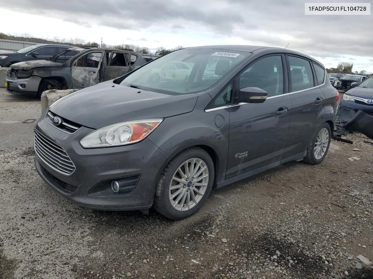 2015 Ford C-Max Premium Sel VIN: 1FADP5CU1FL104728 Lot: 78436934