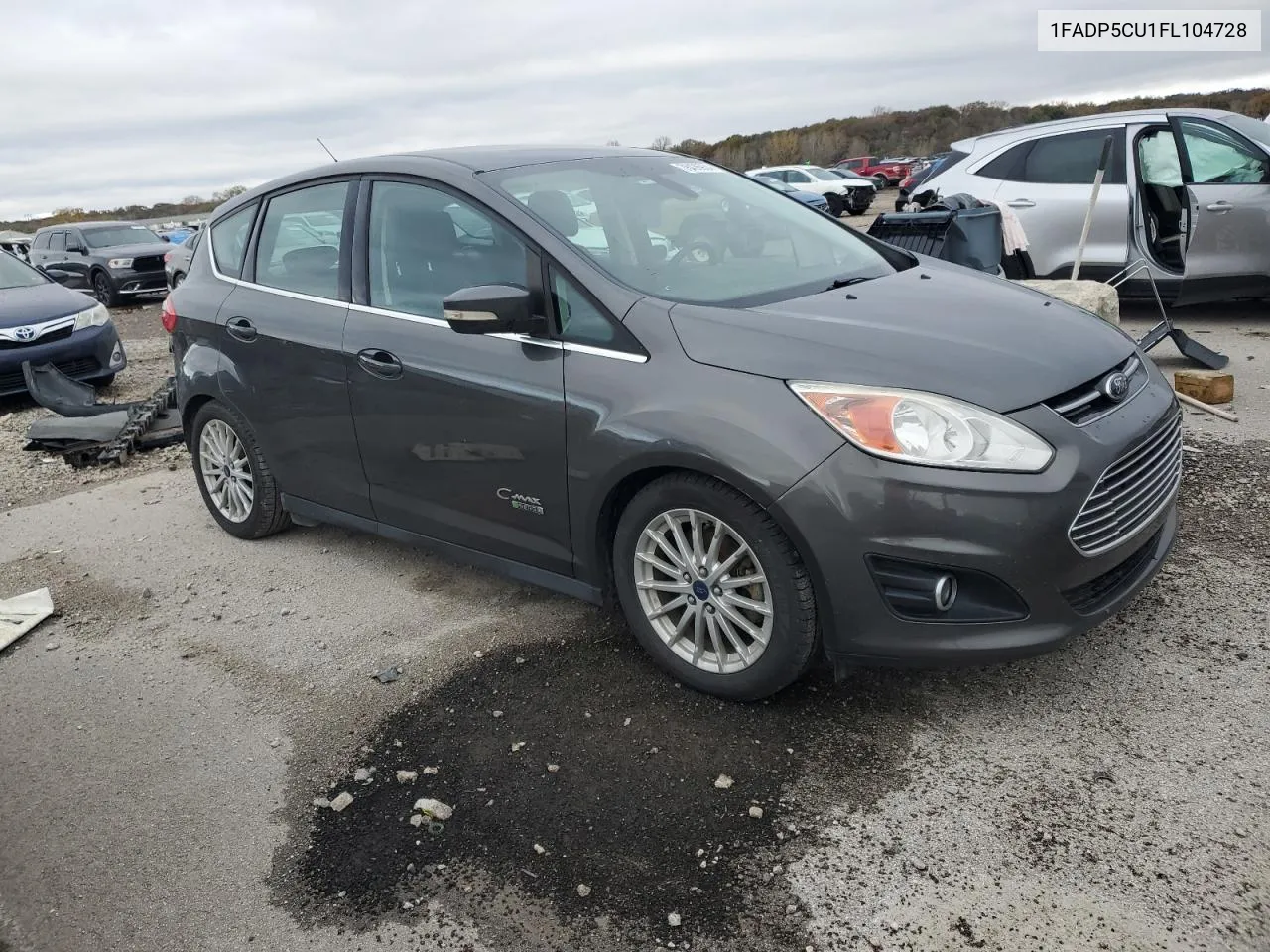 2015 Ford C-Max Premium Sel VIN: 1FADP5CU1FL104728 Lot: 78436934