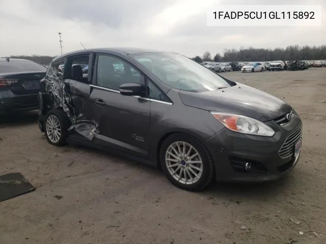 2016 Ford C-Max Premium Sel VIN: 1FADP5CU1GL115892 Lot: 61402824