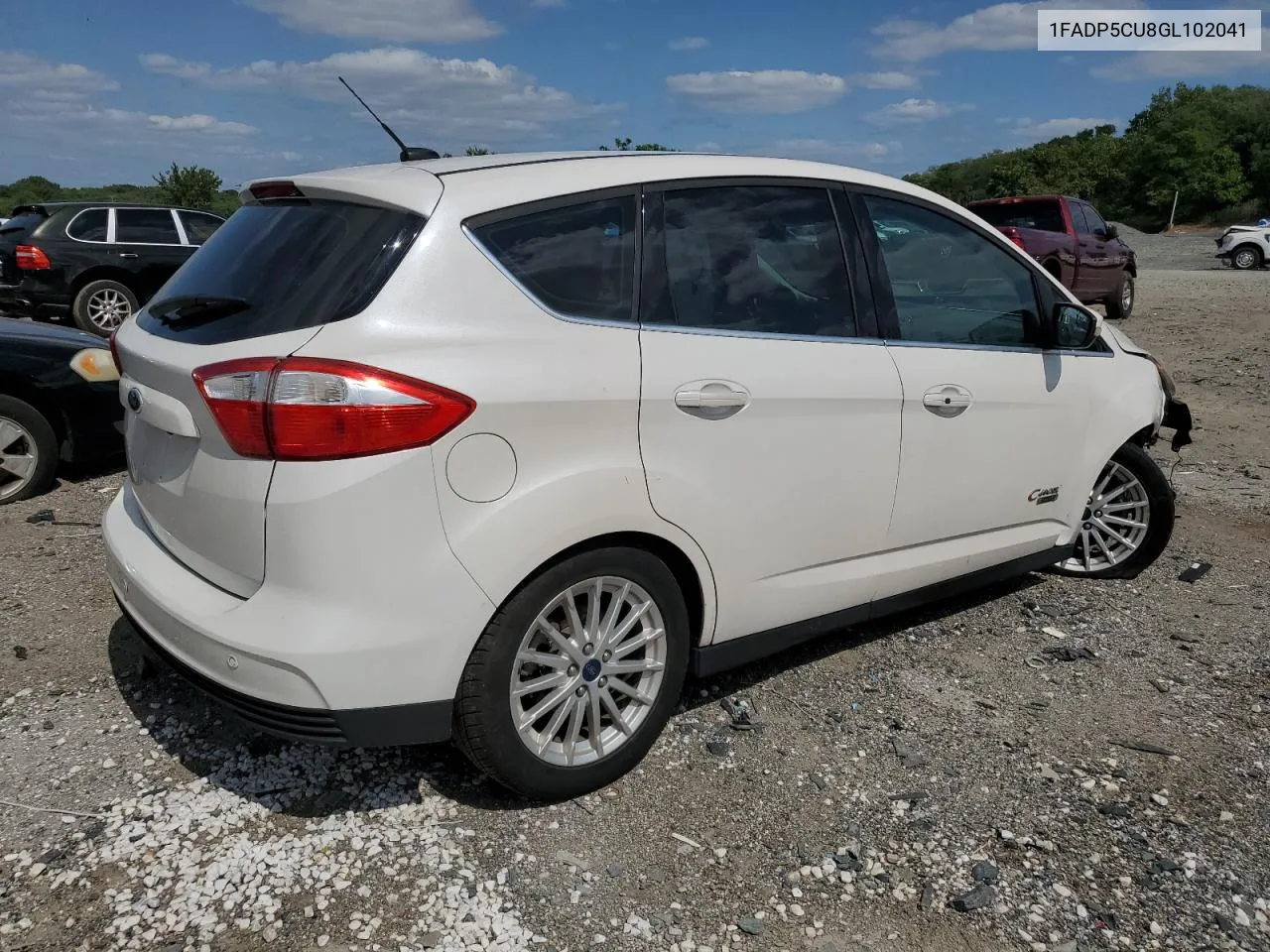 2016 Ford C-Max Premium Sel VIN: 1FADP5CU8GL102041 Lot: 68221404