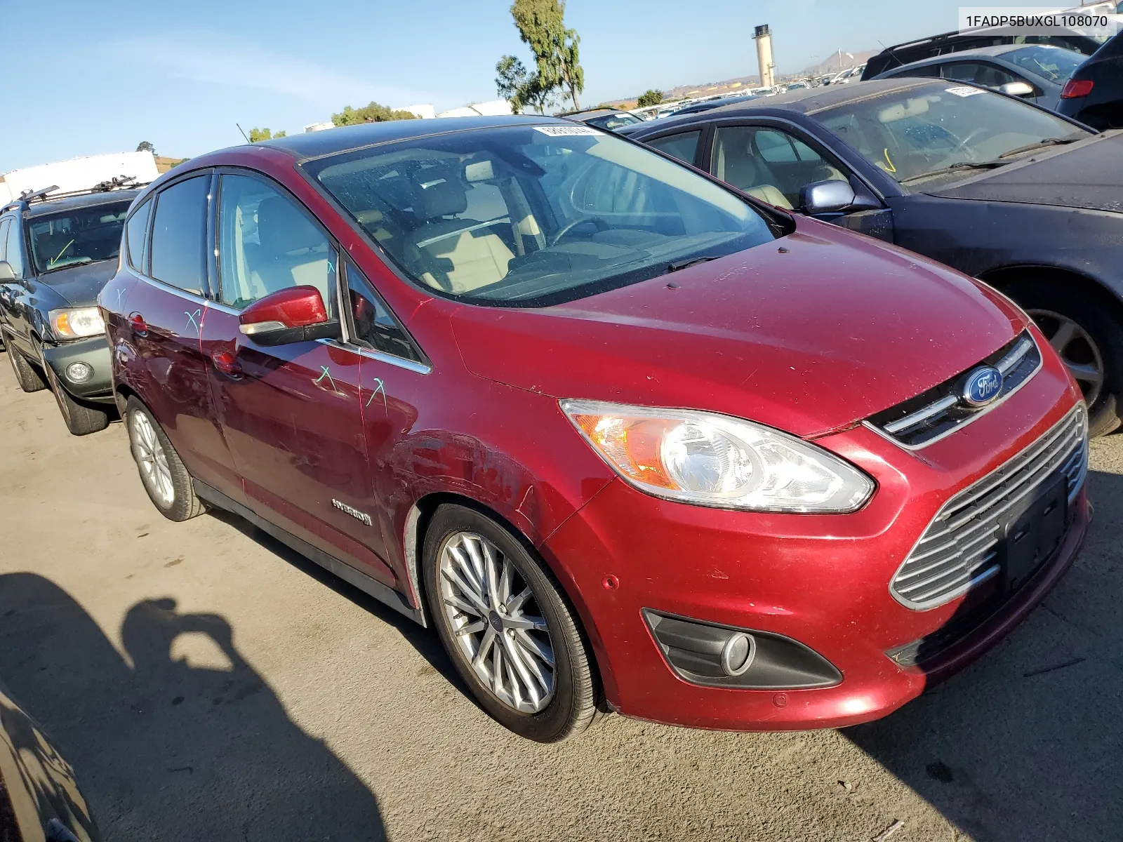 2016 Ford C-Max Sel VIN: 1FADP5BUXGL108070 Lot: 68910744