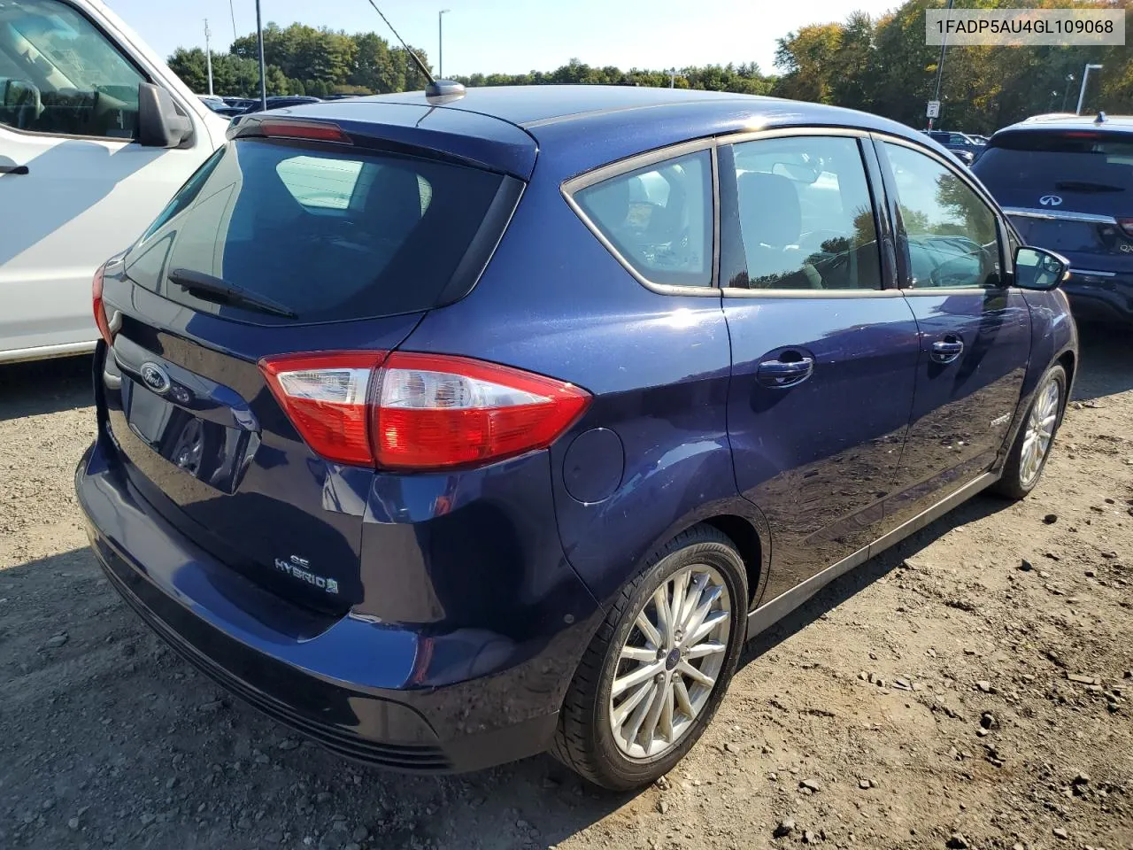 2016 Ford C-Max Se VIN: 1FADP5AU4GL109068 Lot: 75588164