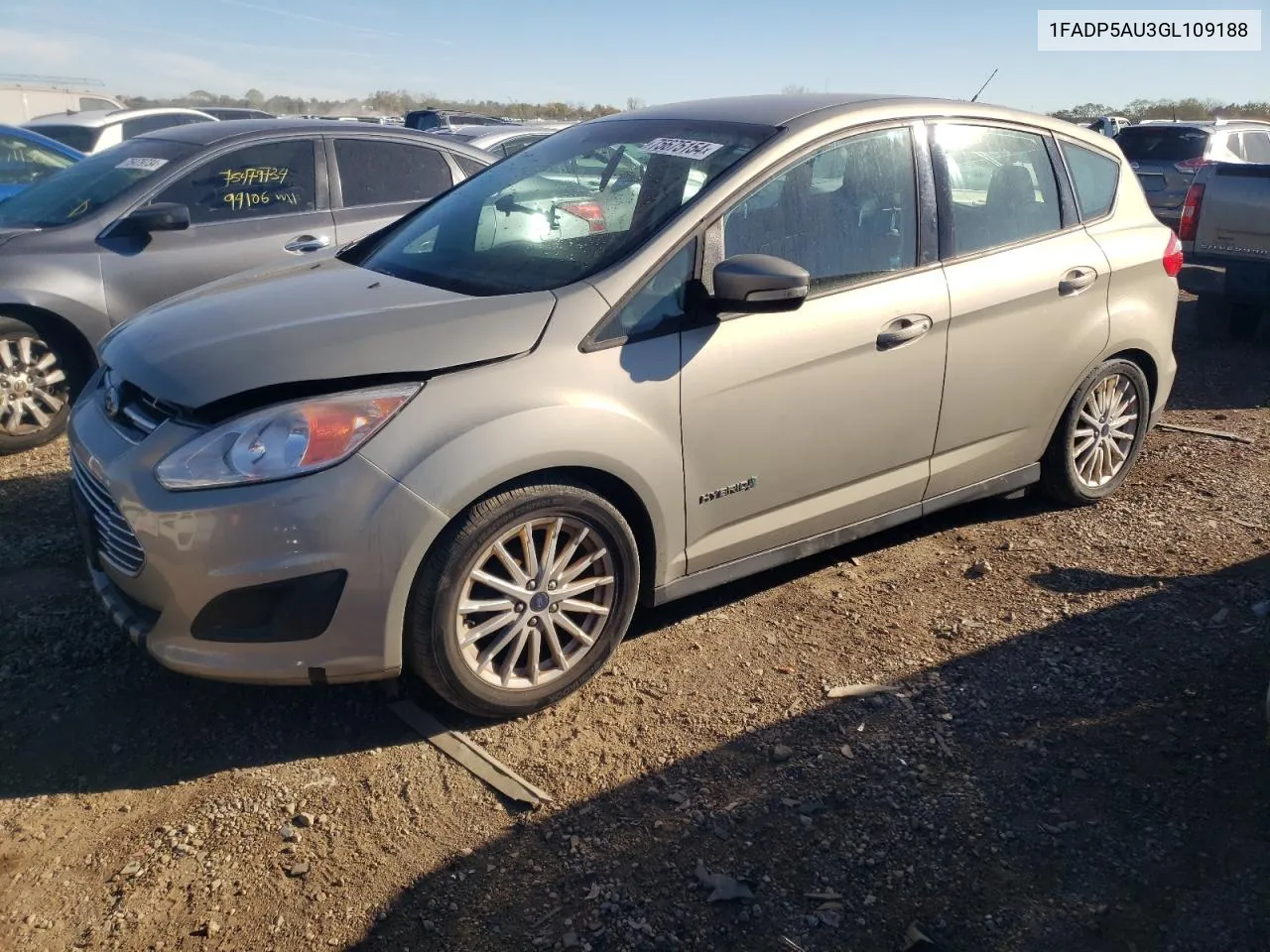 2016 Ford C-Max Se VIN: 1FADP5AU3GL109188 Lot: 75675154