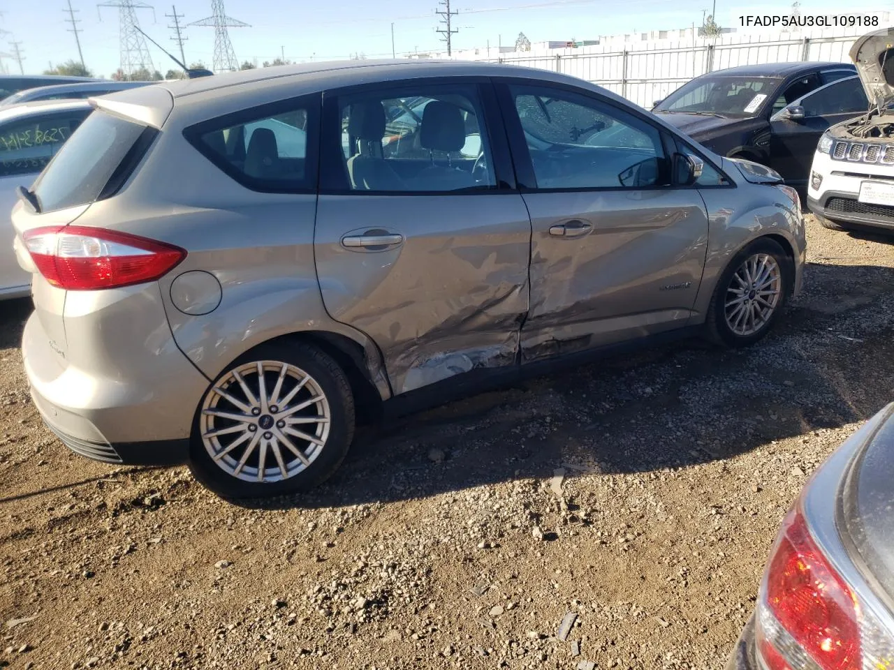 2016 Ford C-Max Se VIN: 1FADP5AU3GL109188 Lot: 75675154