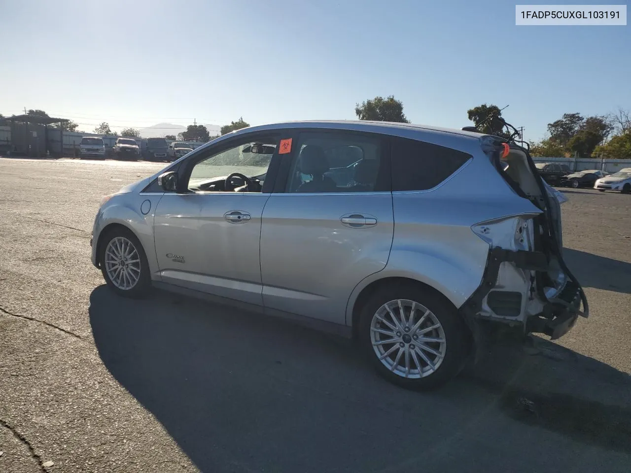 2016 Ford C-Max Premium Sel VIN: 1FADP5CUXGL103191 Lot: 76112864