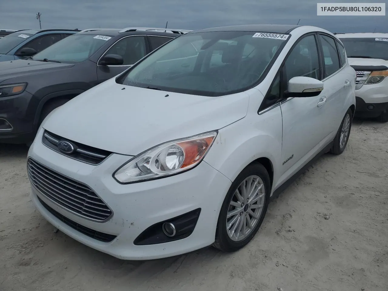 2016 Ford C-Max Sel VIN: 1FADP5BU8GL106320 Lot: 76555574