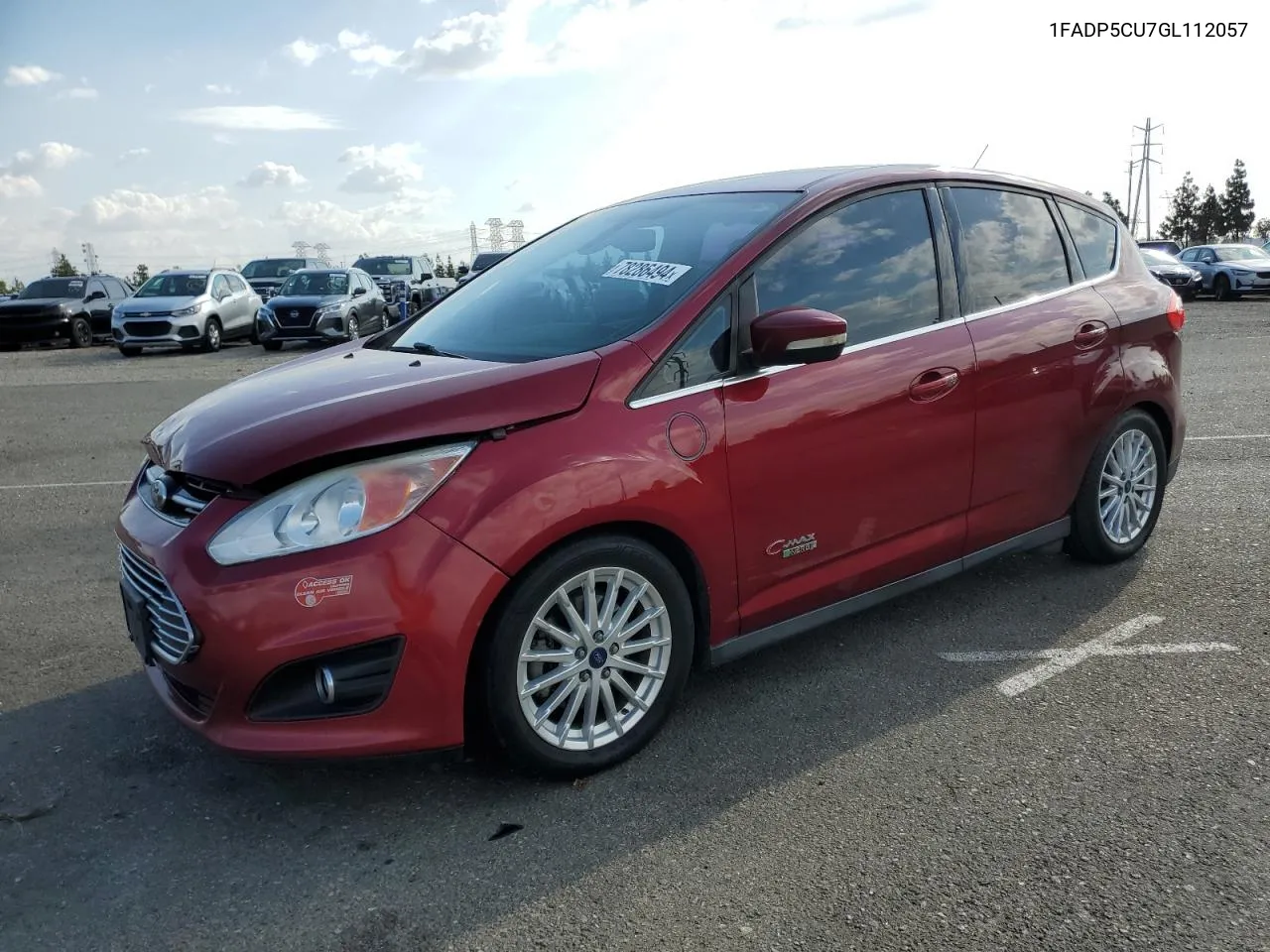 2016 Ford C-Max Premium Sel VIN: 1FADP5CU7GL112057 Lot: 78286494