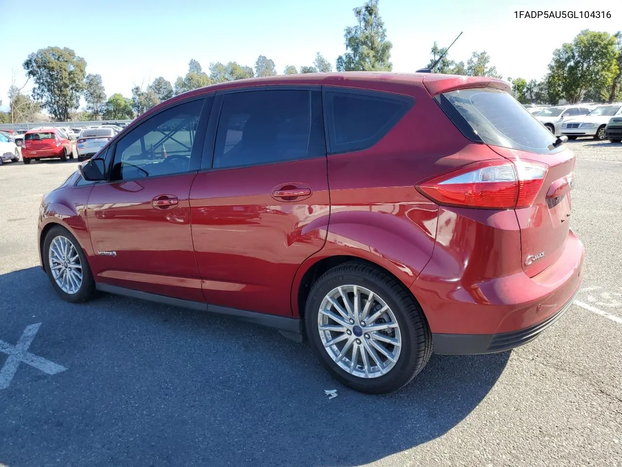 2016 Ford C-Max Se VIN: 1FADP5AU5GL104316 Lot: 80304564