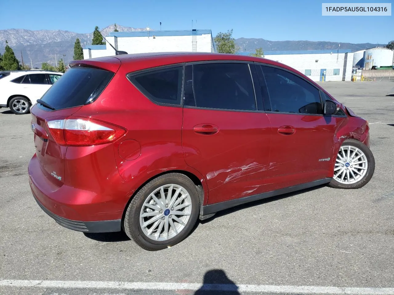 2016 Ford C-Max Se VIN: 1FADP5AU5GL104316 Lot: 80304564