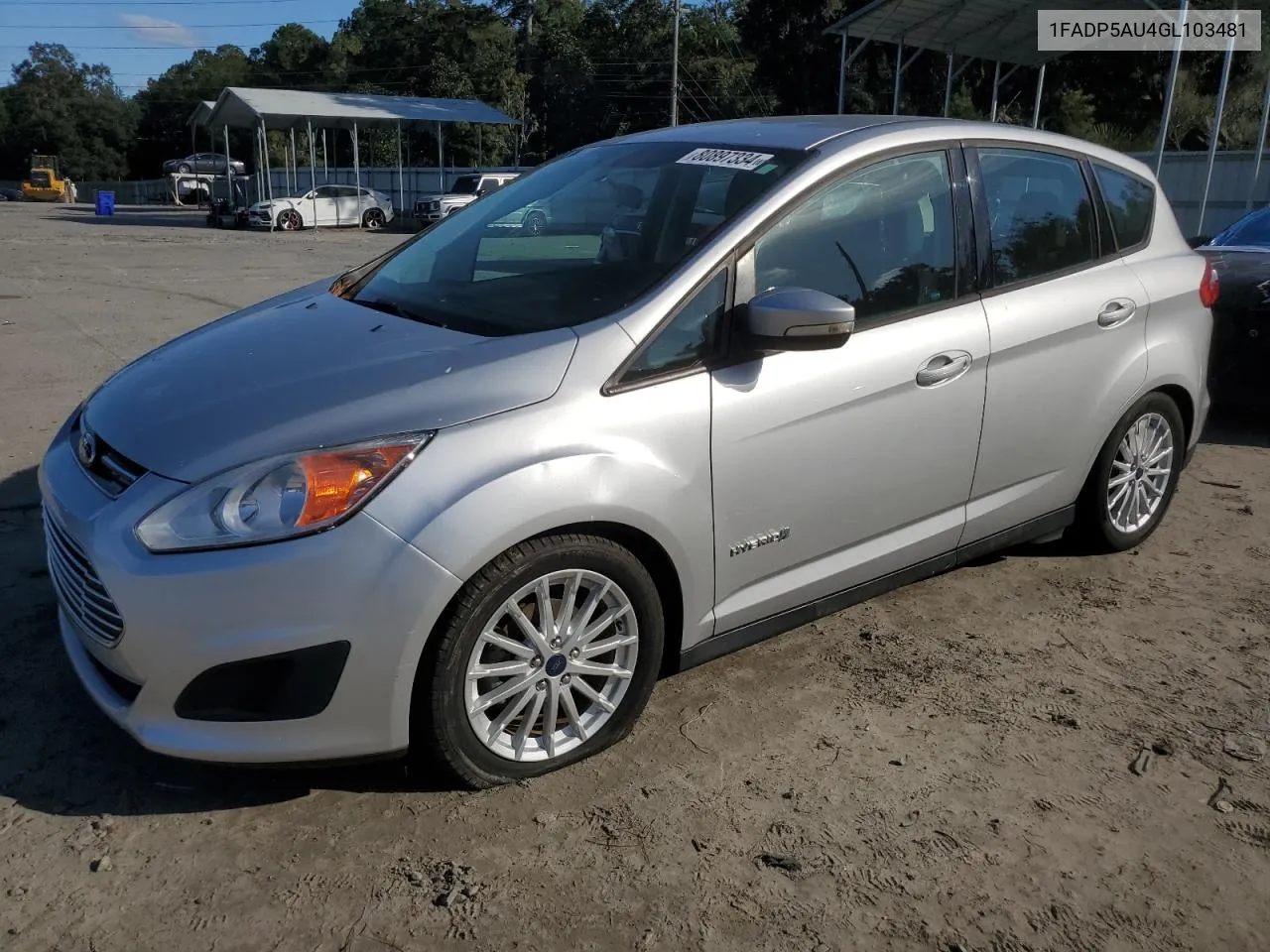 2016 Ford C-Max Se VIN: 1FADP5AU4GL103481 Lot: 80897334