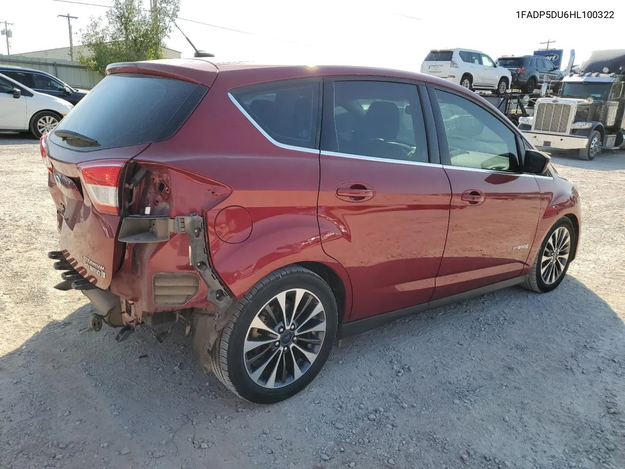 2017 Ford C-Max Titanium VIN: 1FADP5DU6HL100322 Lot: 75319584