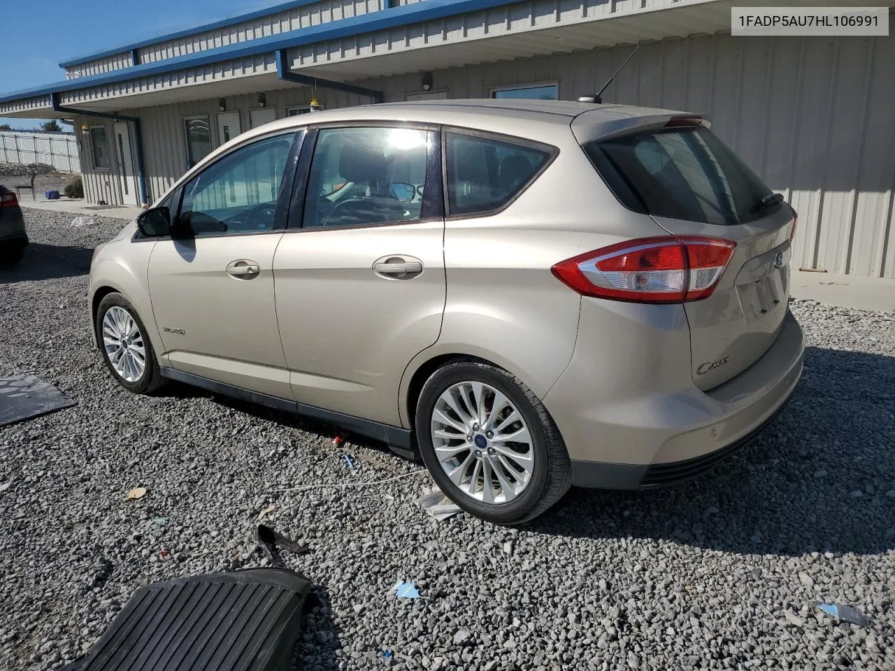 2017 Ford C-Max Se VIN: 1FADP5AU7HL106991 Lot: 76235054