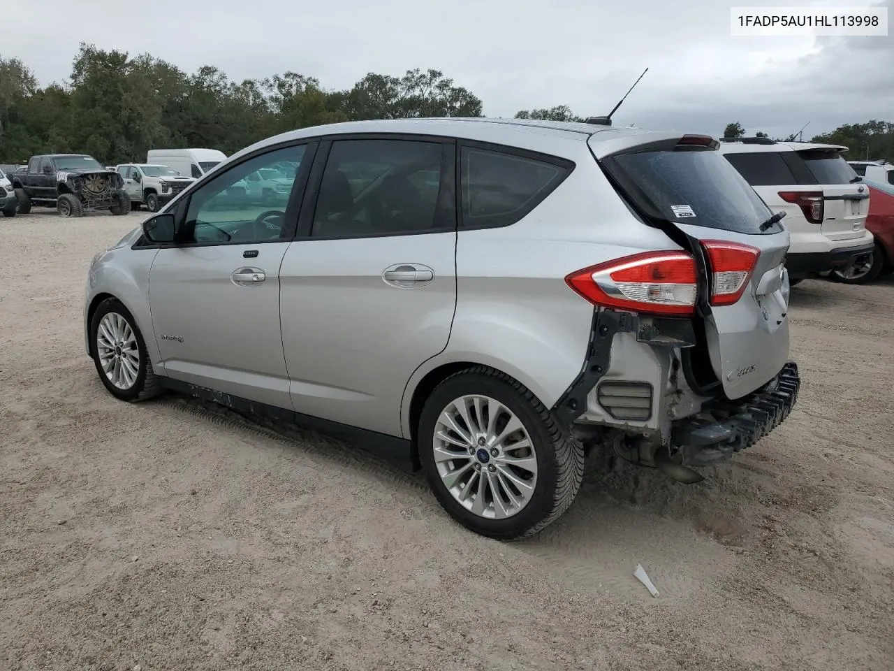 2017 Ford C-Max Se VIN: 1FADP5AU1HL113998 Lot: 77668634